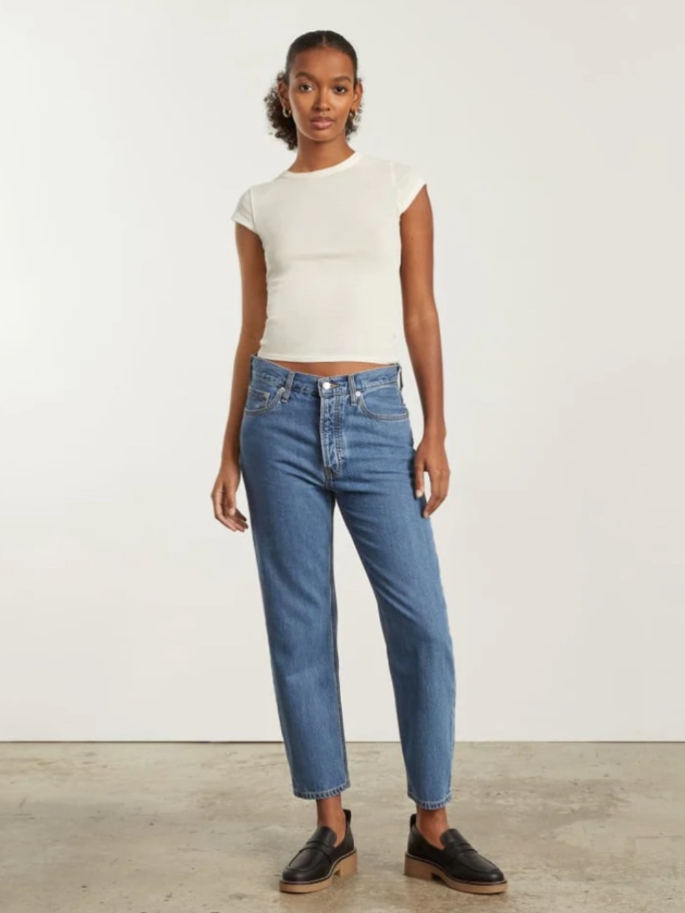 everlane THE SUMMER SLOUCH JEAN in indigo